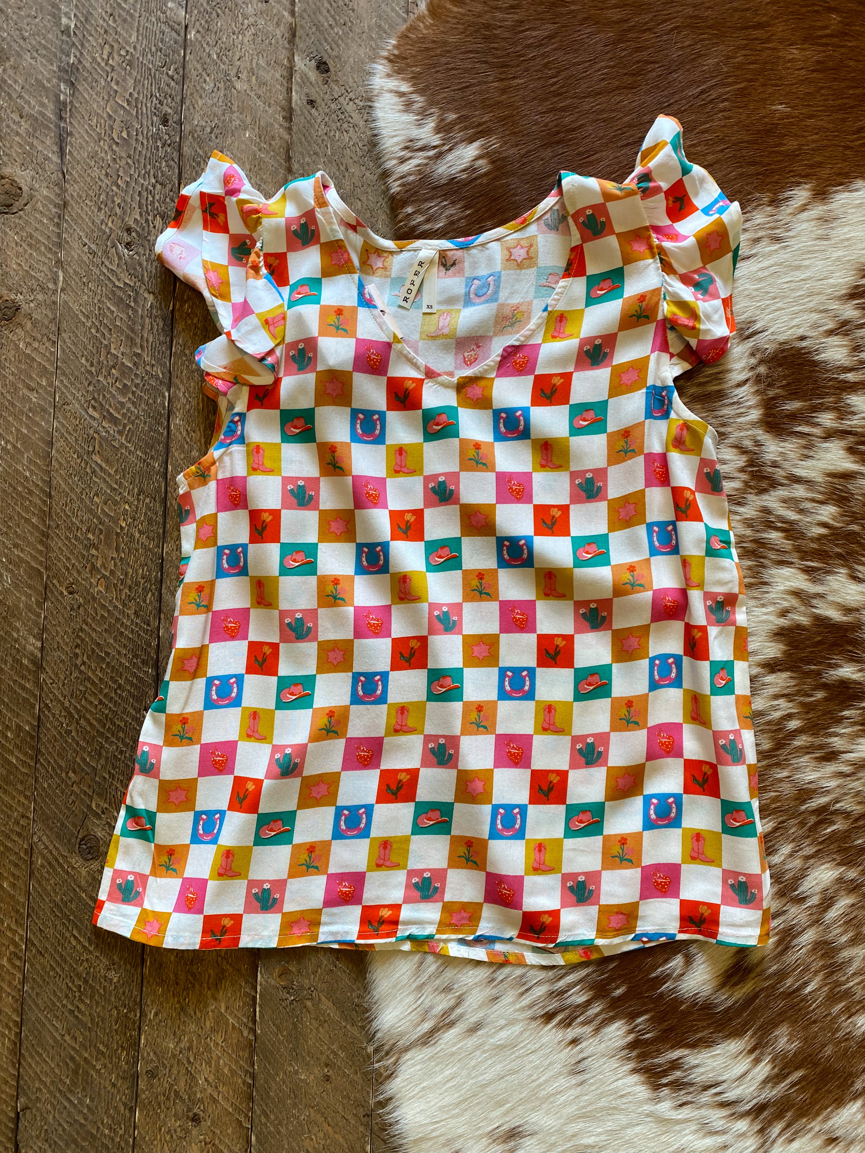 The Jemma Checkered Top
