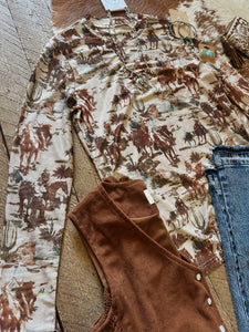 The OG Cowboy Mesh Top
