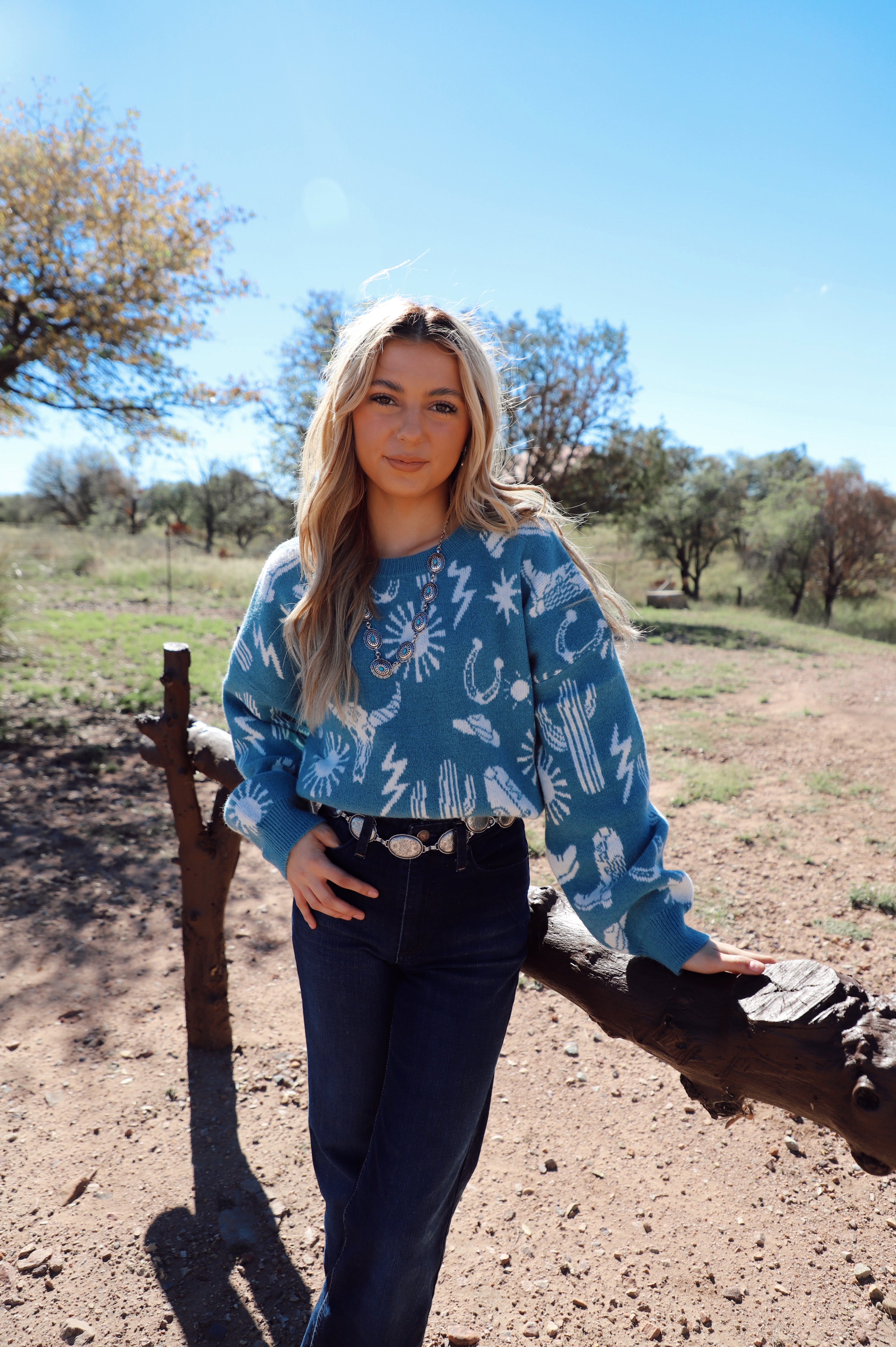 The Capri Western Sweater