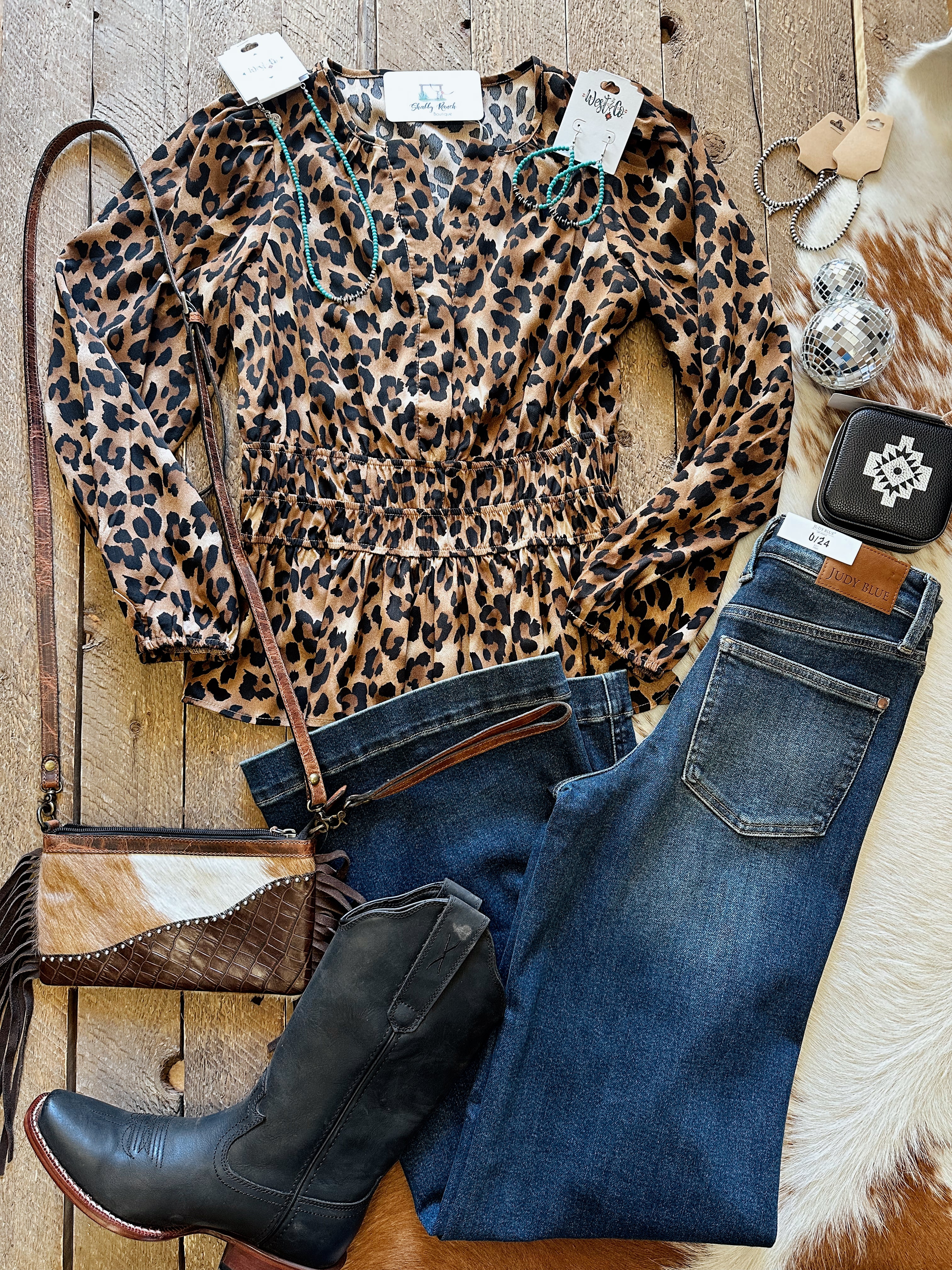 The Ashlynn Leopard Blouse
