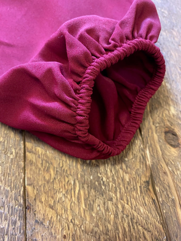 The Mallory Blouse- Burgundy