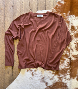 The Caroline Sweater - Chestnut