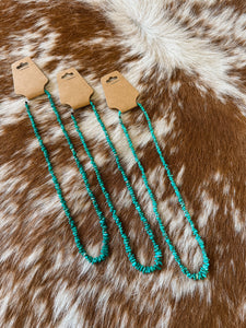 The Kingman Turquoise Chip Necklaces