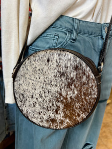 Round Leather Bag