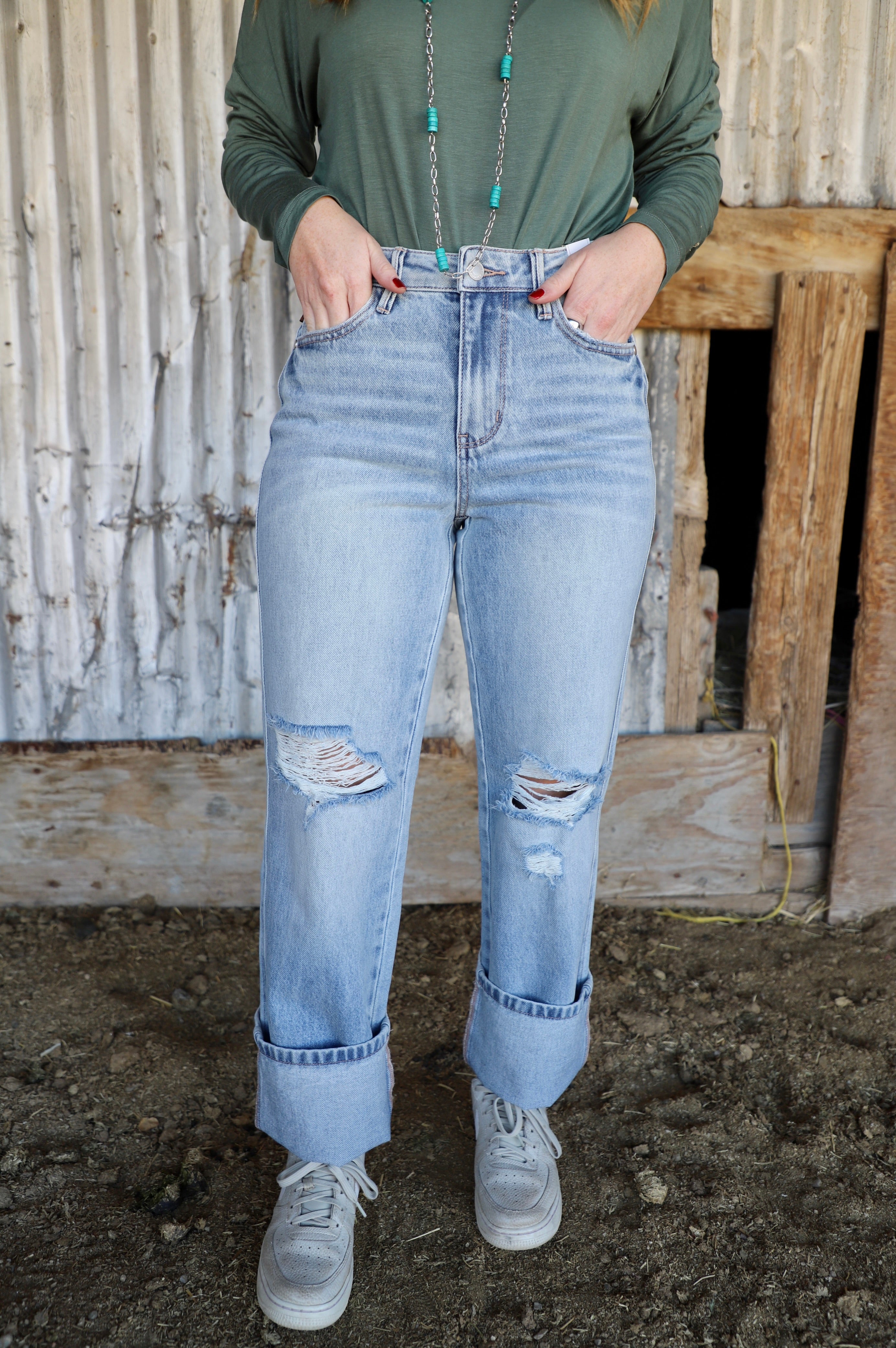 The Augusta 90's Straight Leg Jean- Judy Blue