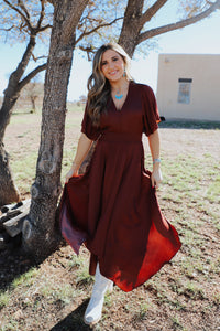 The Bethany Satin Dress