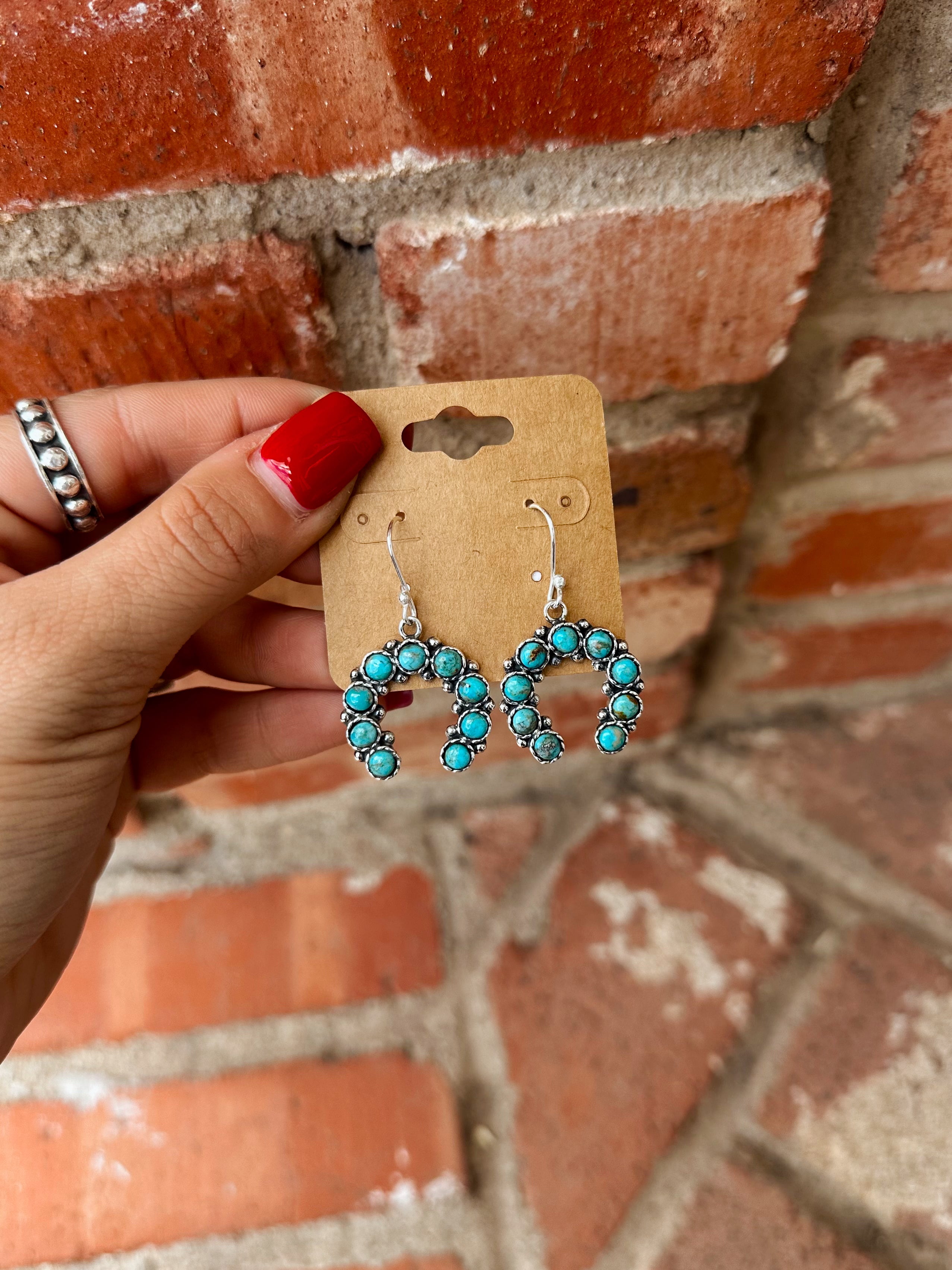 The Turquoise Naja Earrings