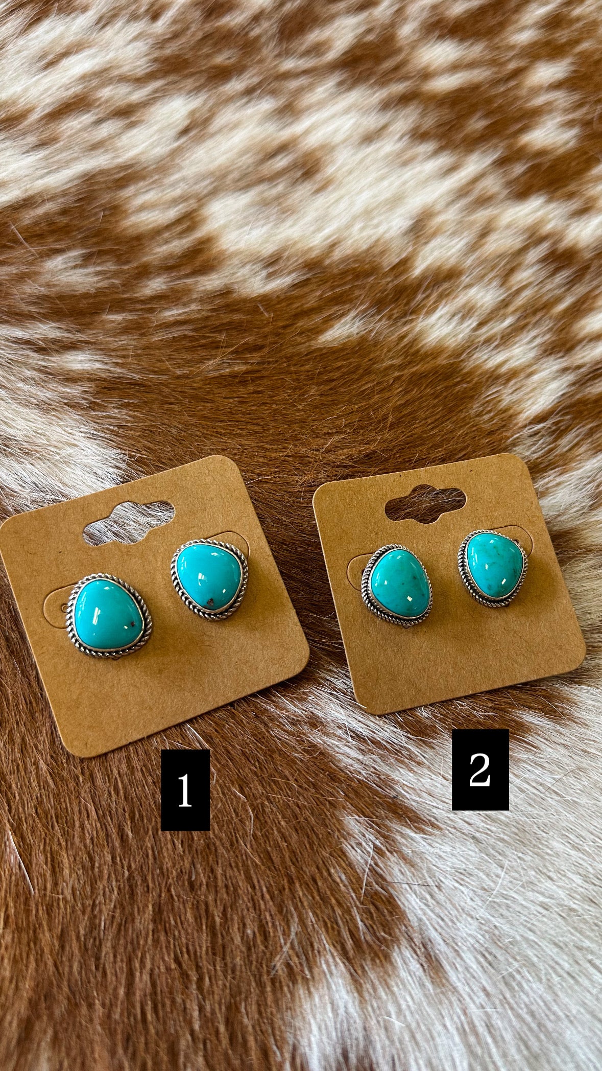 The Baylor Turquoise Studs