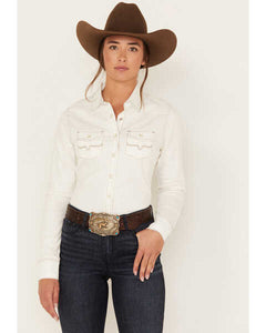 Kimes Ranch Kaycee Women's Denim Top- White