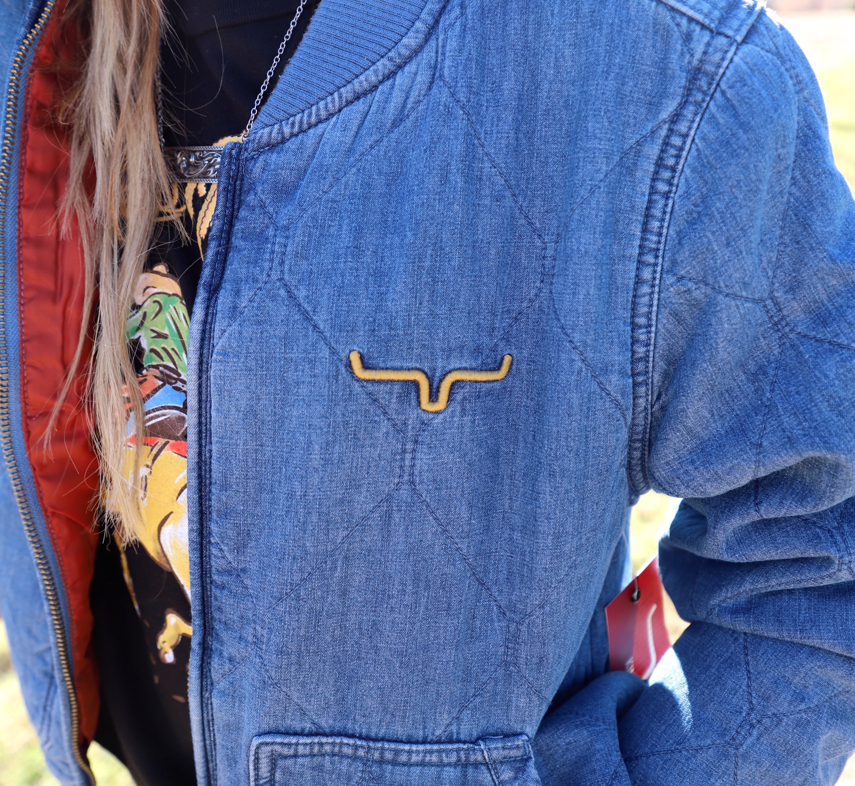 Kimes Ranch- Light Wash Marinos Bomber