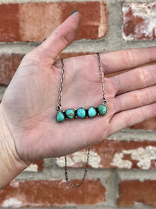 Paloma Turquoise Bar Necklace