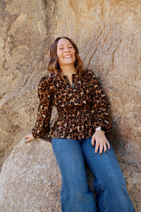 The Ashlynn Leopard Blouse