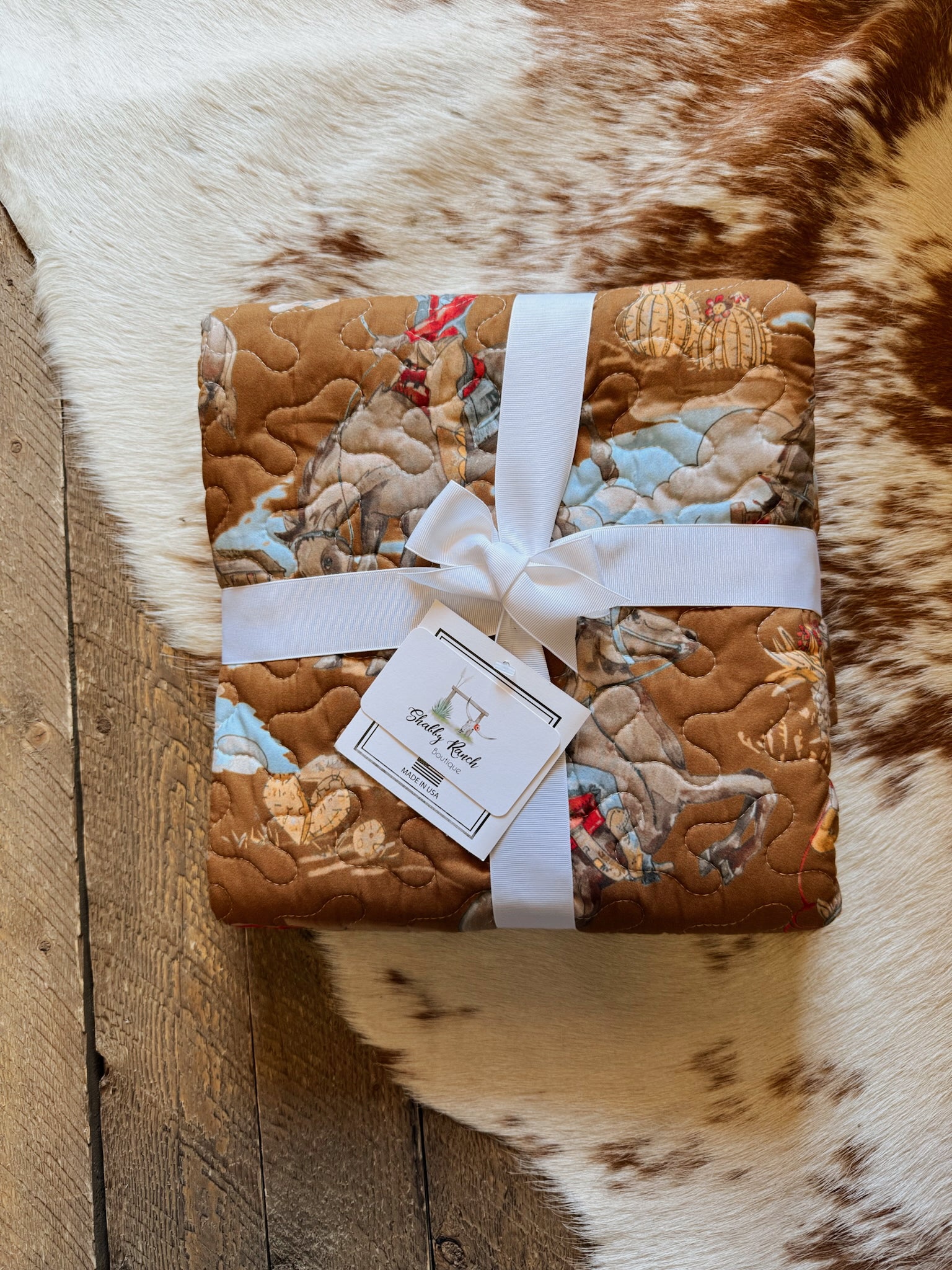 The Bronin' Gold Baby Quilt- Ida Mae