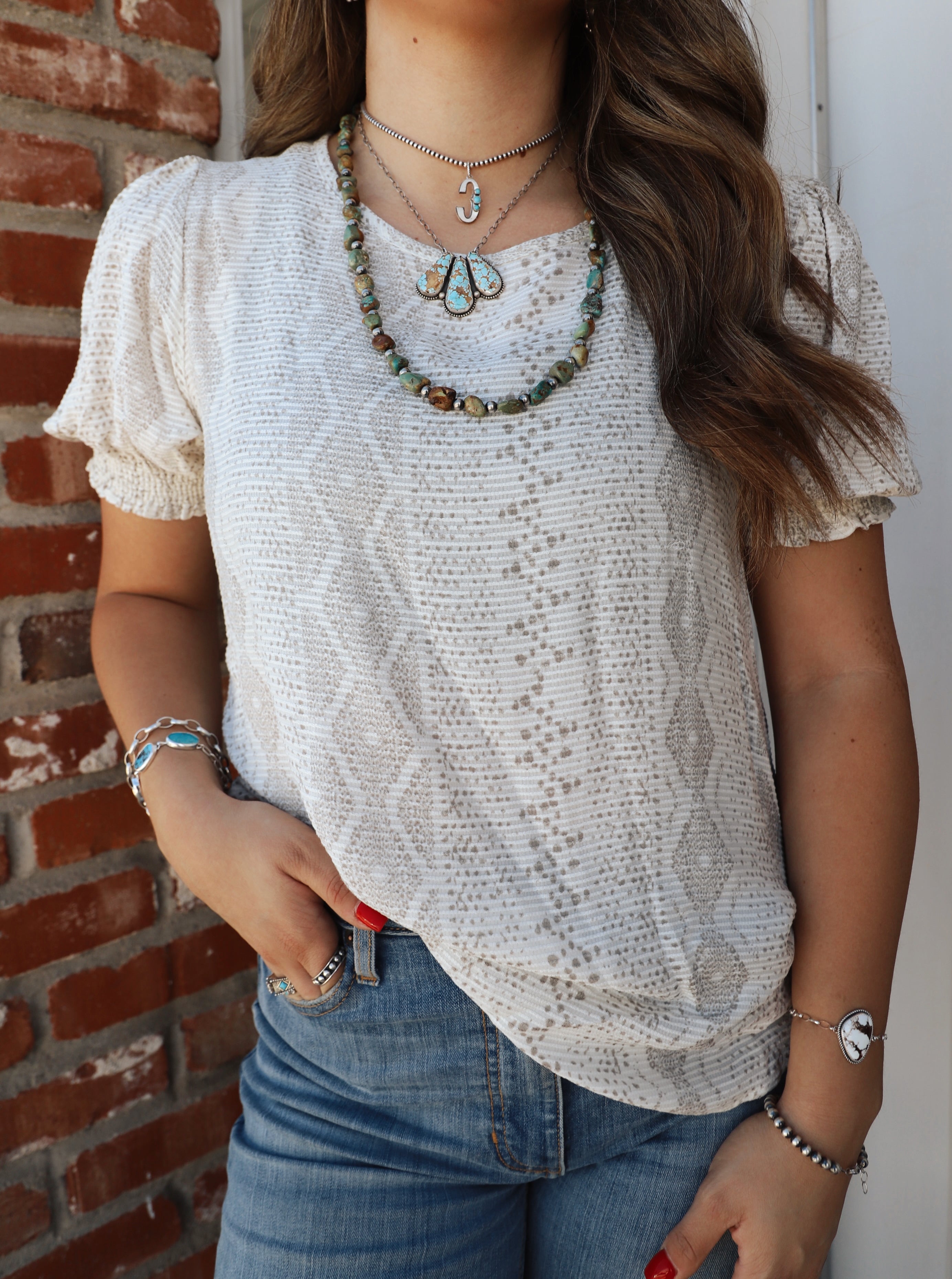 The Peyton Aztec Top