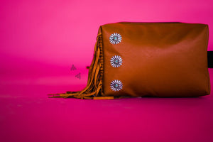 Concho Toiletry Bag- Tan