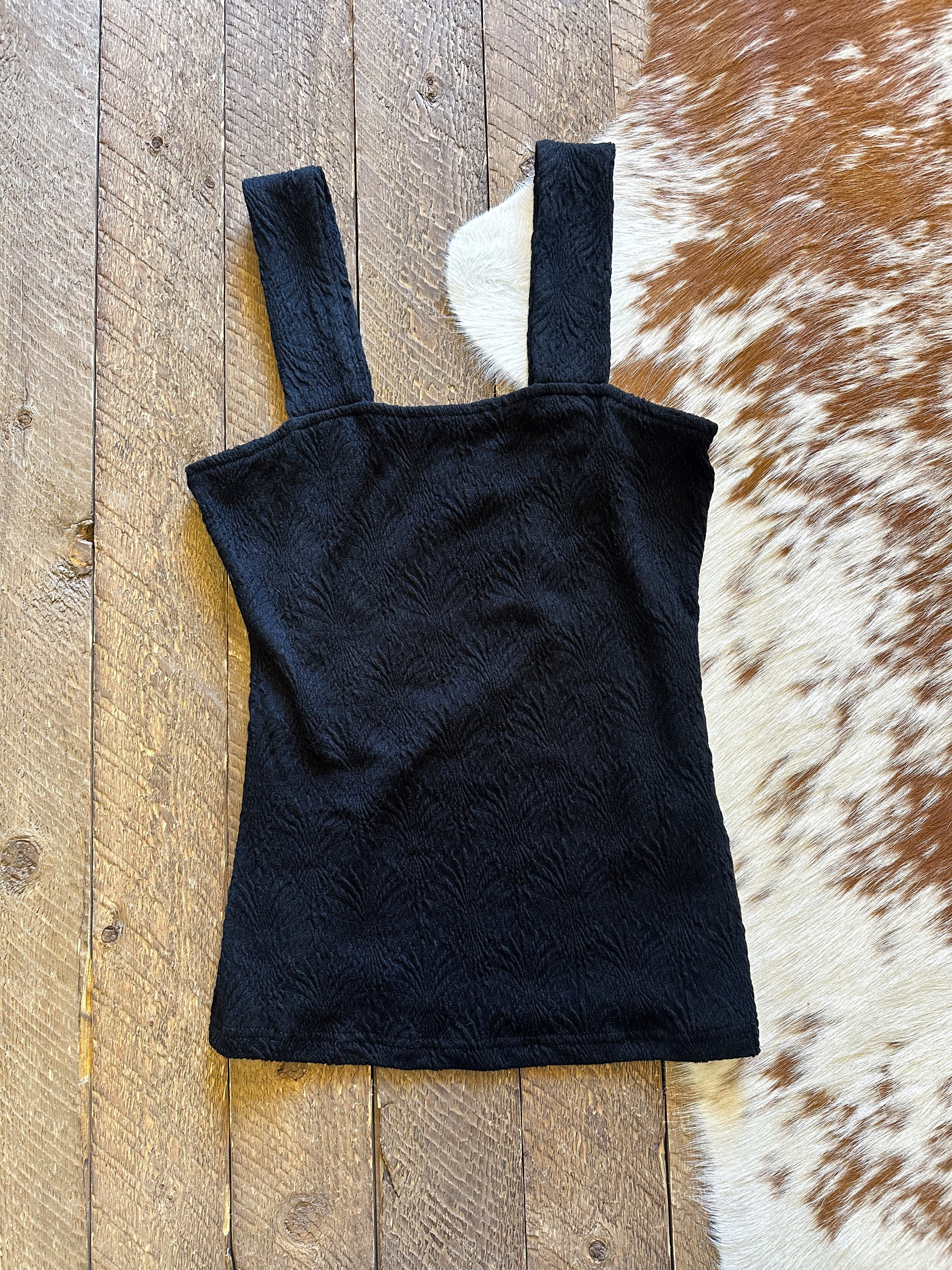 The Floral Jacquard Tank