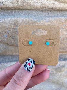 Dainty Turquoise Studs