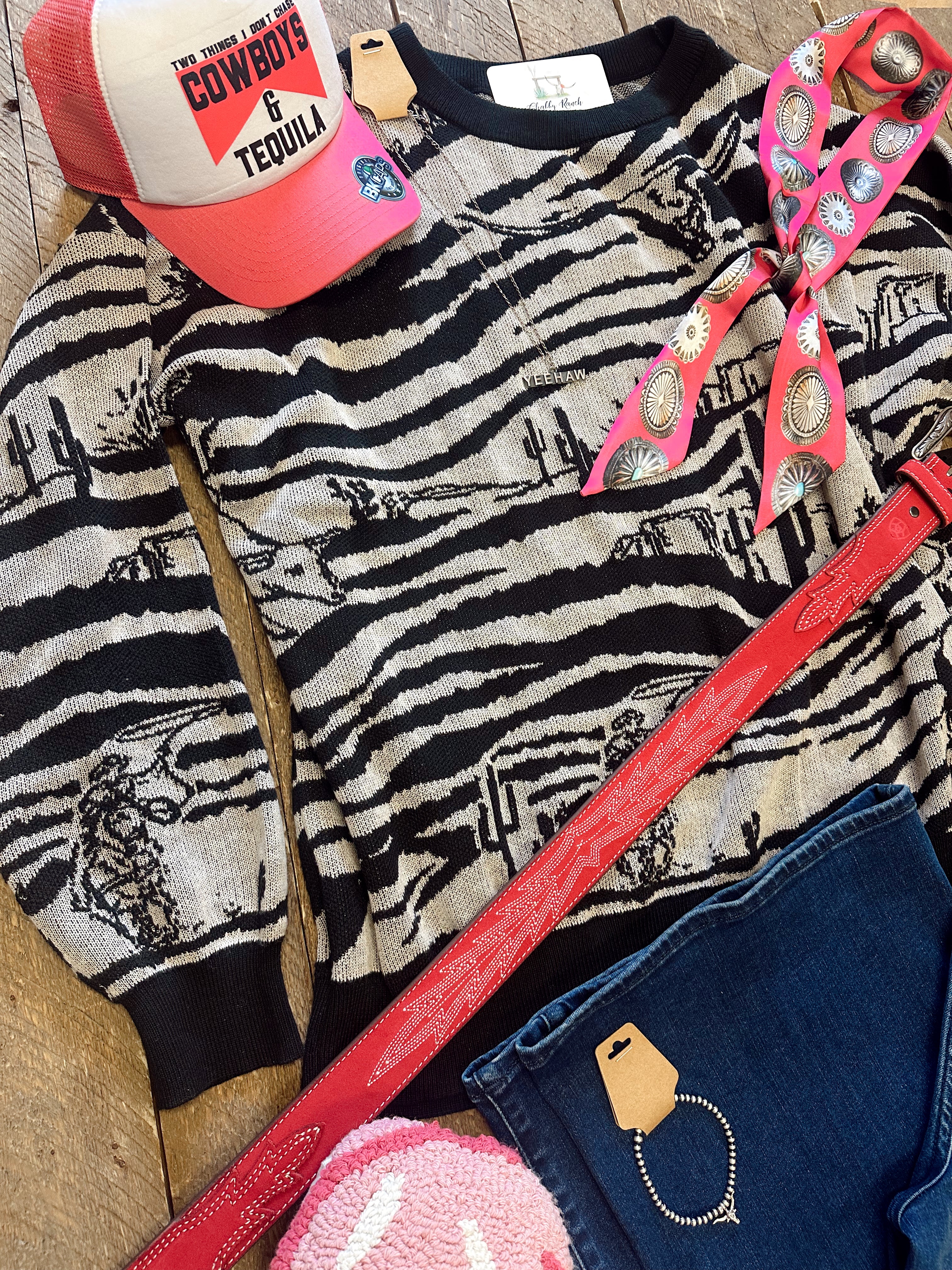 The Wild West Zoo Sweater