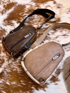 The Wrangler Cowhide Crossbody Bag