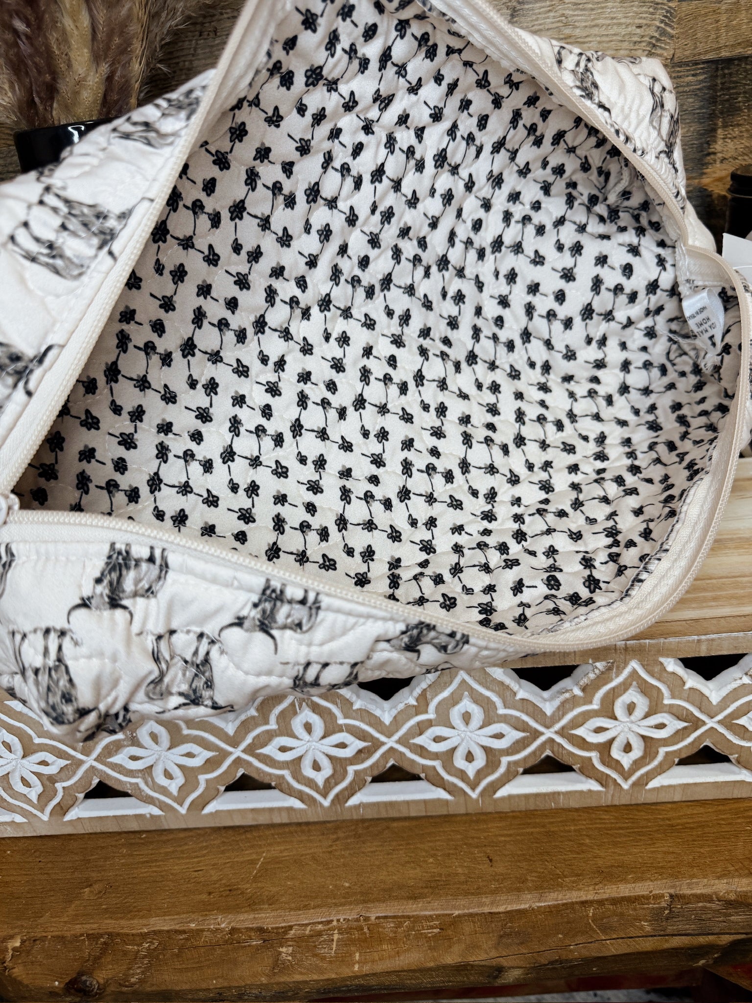 The Vintage Longhorn Hot Tools Bag- Ida Mae