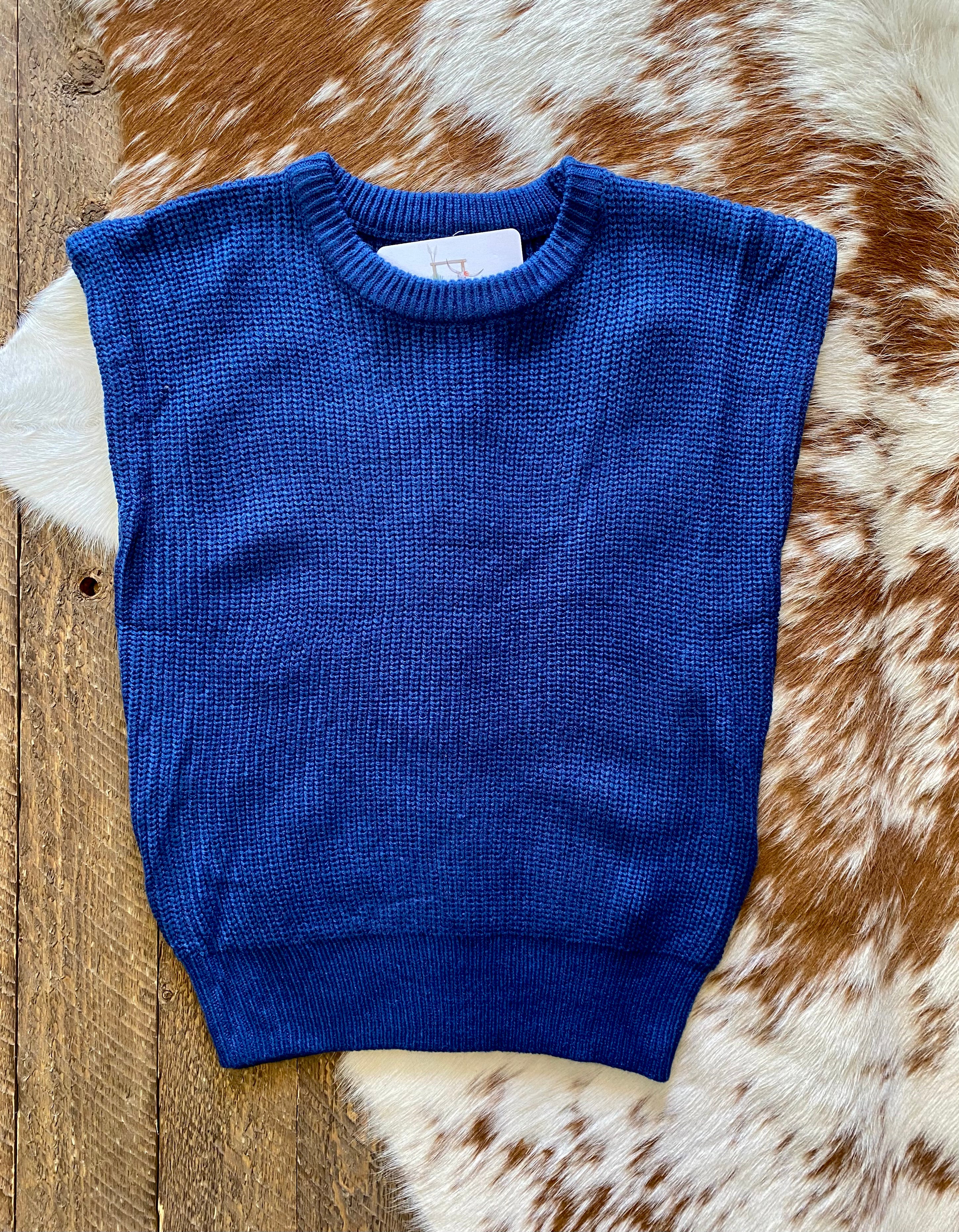 The Ida Sweater Top- Blue