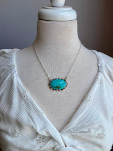 Thunder Mountain Turquoise Bar Necklace