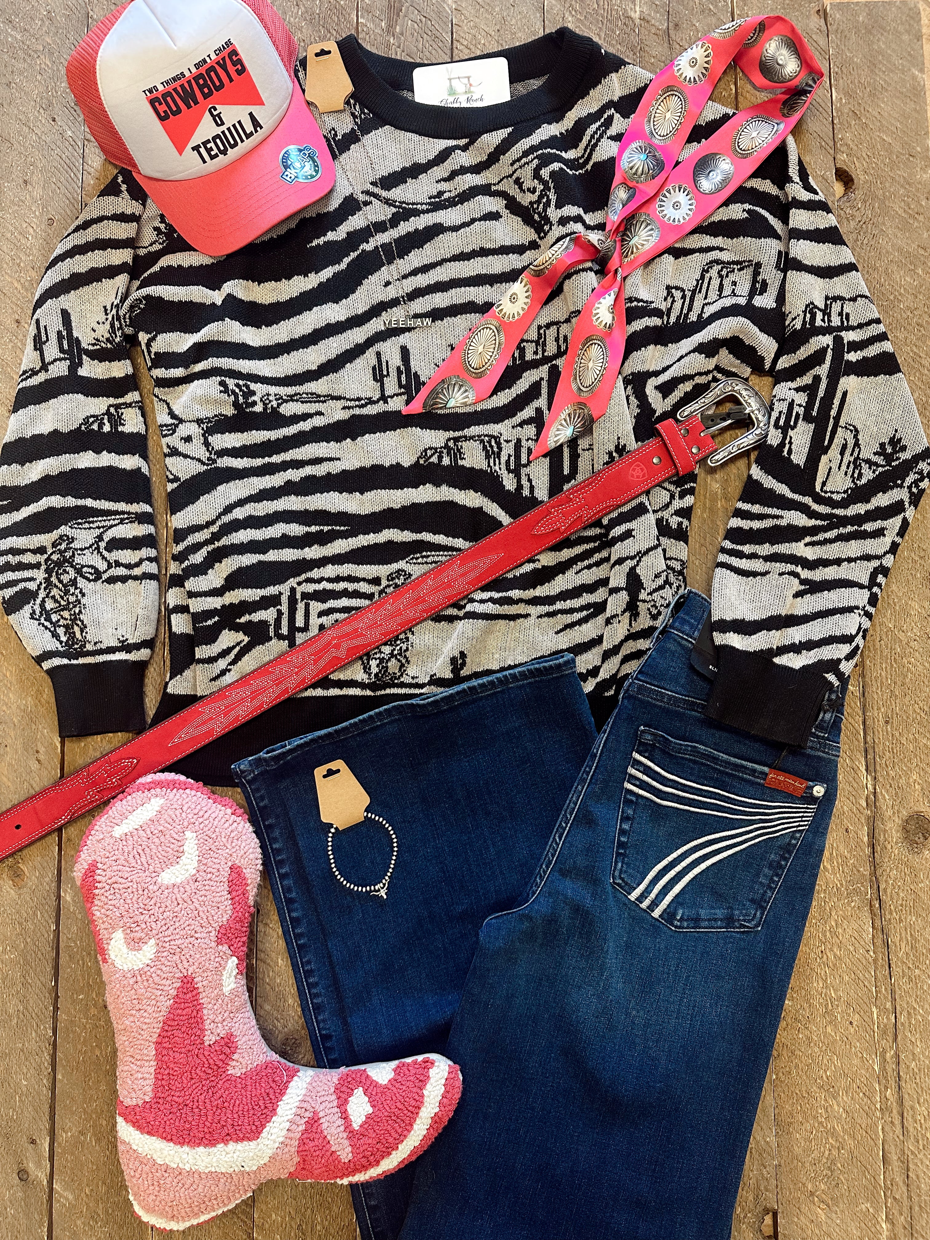 The Wild West Zoo Sweater