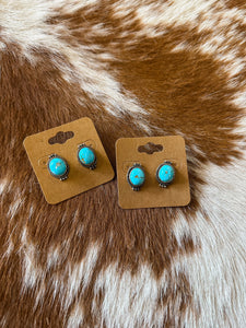 The Courtney Turquoise Studs