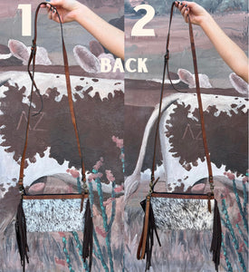 The Ivy Cowhide Crossbody Purse