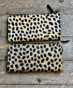 Cheetah Print Leather Wallet-Myra