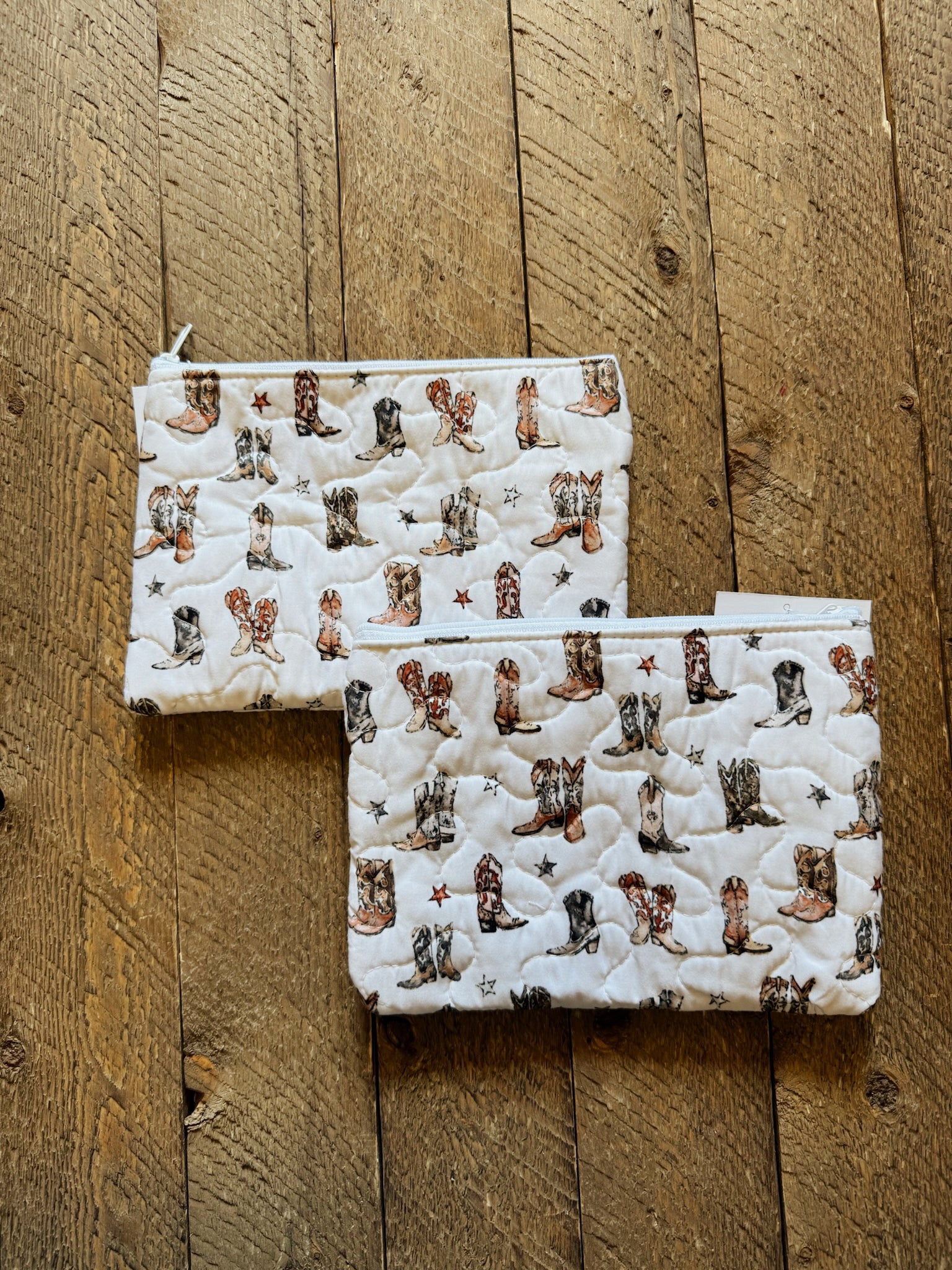 The Boots n Stars Makeup Bag- Ida Mae