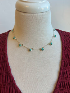 The Dayna 8-Stone Turquoise Choker