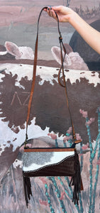 The Ivy Cowhide Crossbody Purse