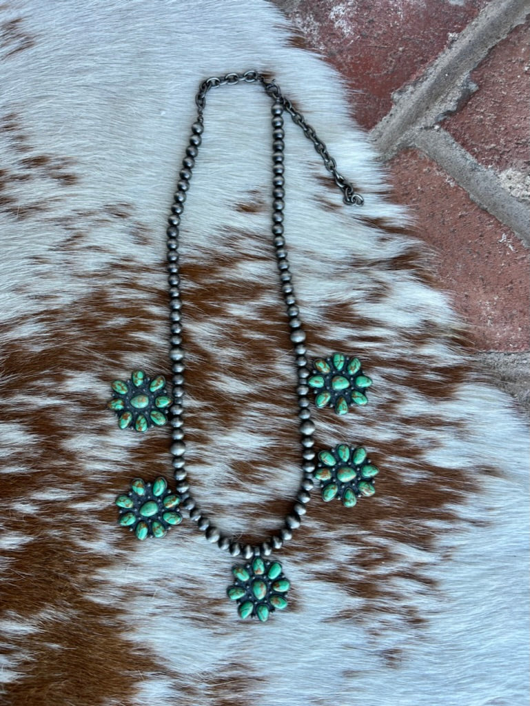 The Abigail Cluster Squash Necklace