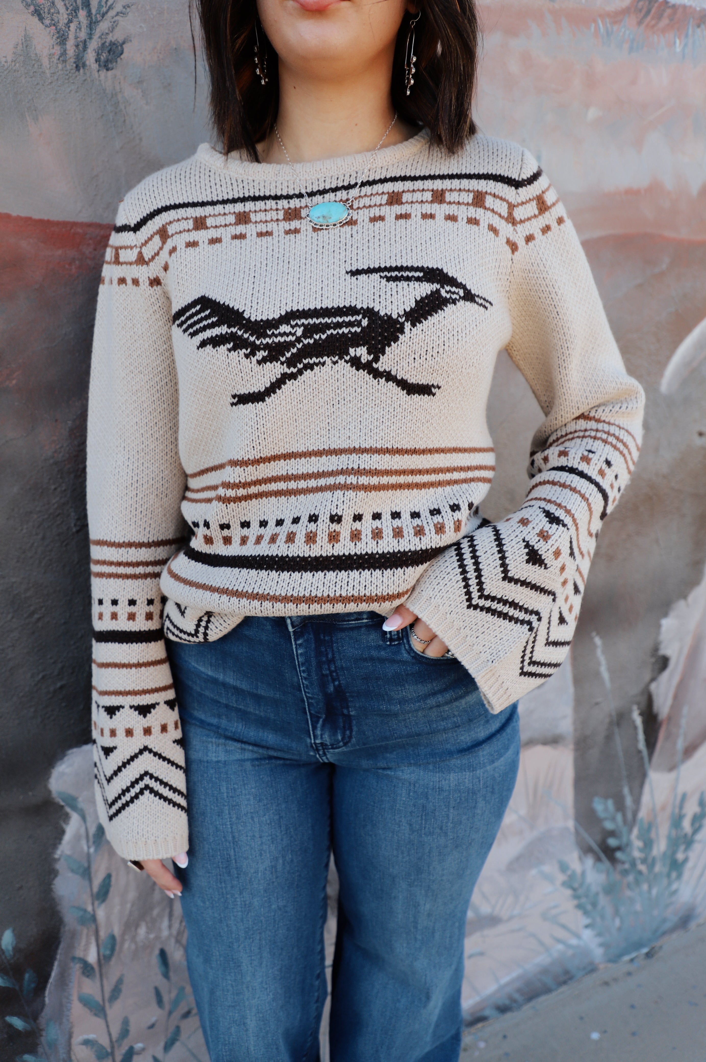 The Rustic Roadrunner Sweater