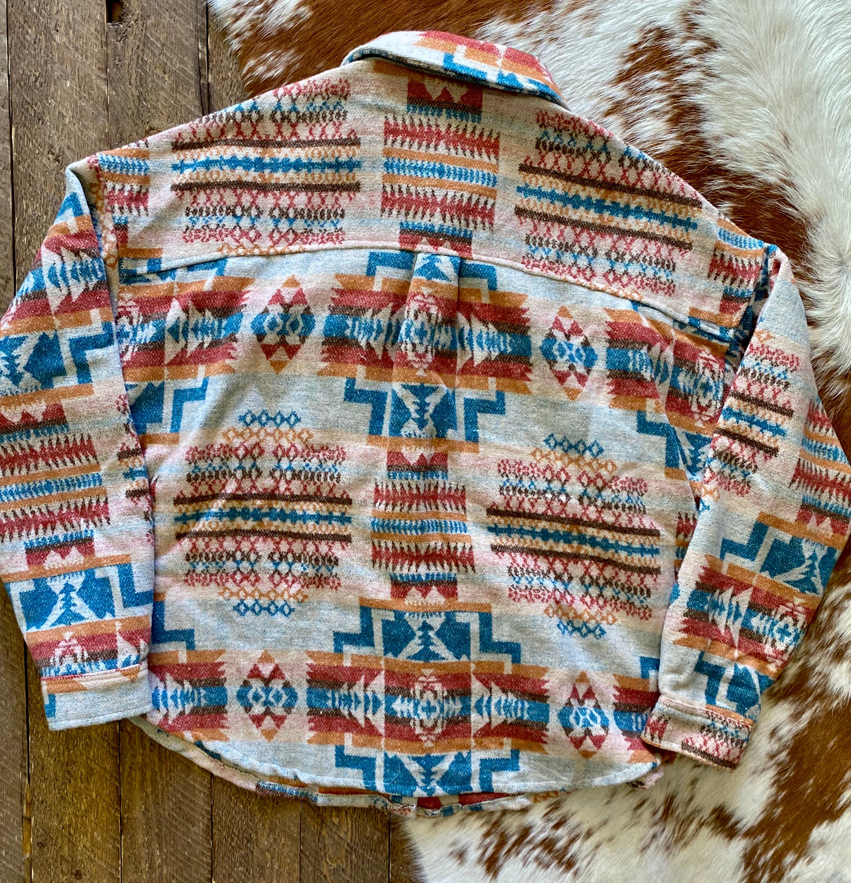 The Ava Aztec Shacket