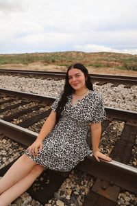 The Ariana Leopard Dress