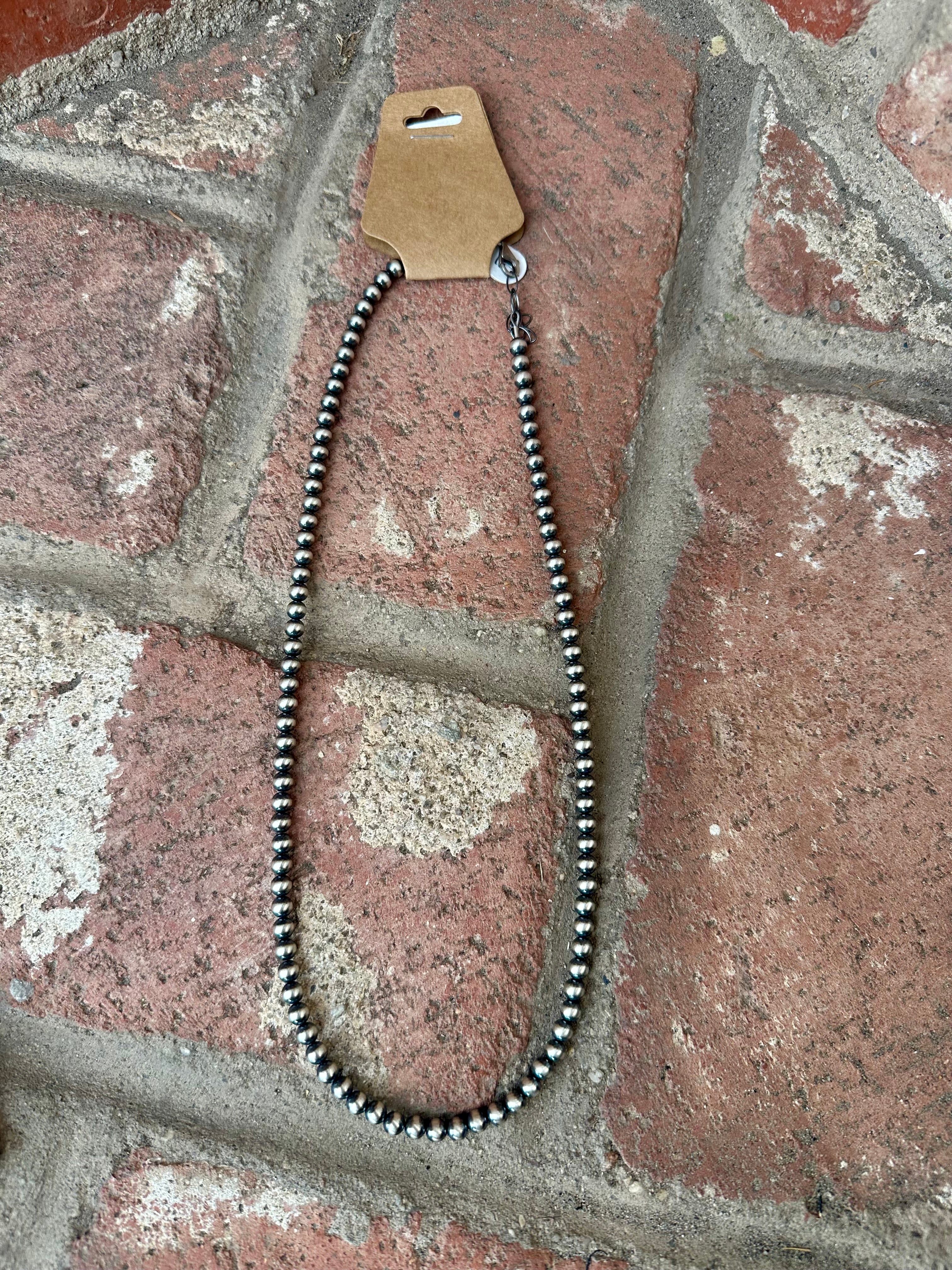 5mm 20” Navajo Pearl Necklace