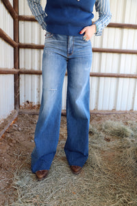 The Marana High Rise Retro Cuffed Jeans