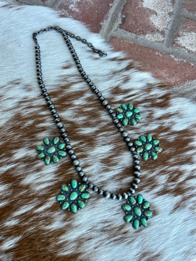 The Abigail Cluster Squash Necklace