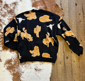 The Cody Western Sweater