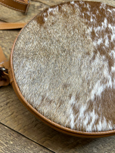 Round Leather Bag