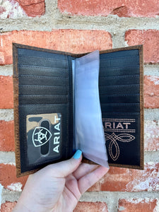 Ariat Boot Stitch Checkbook Cover Wallet