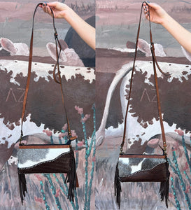 The Ivy Cowhide Crossbody Purse