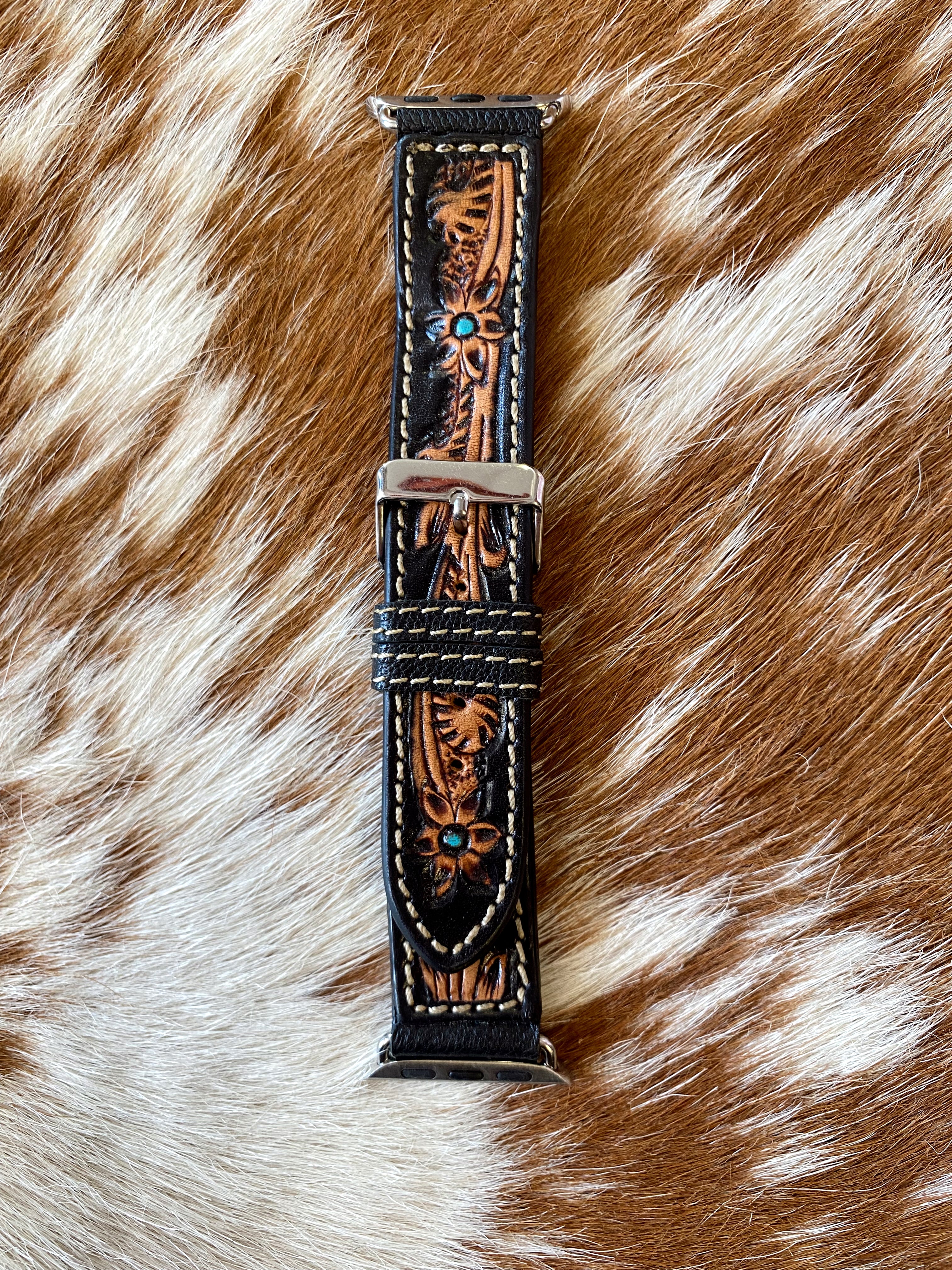 The Fox Trail Tooled Watchband