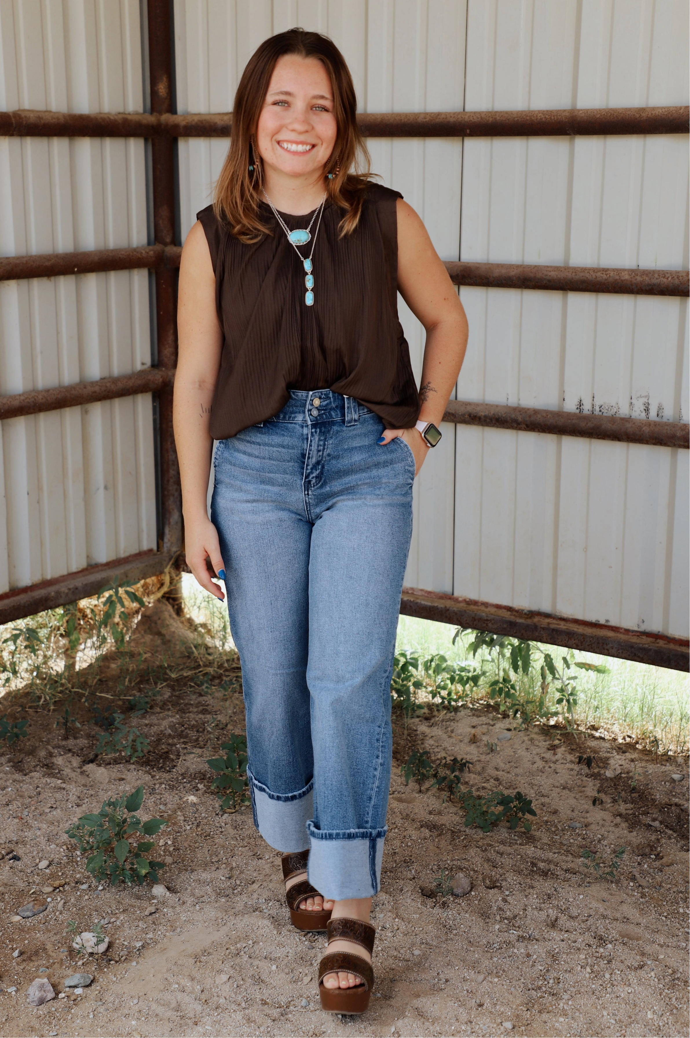 The Albany 90's Cropped Jeans
