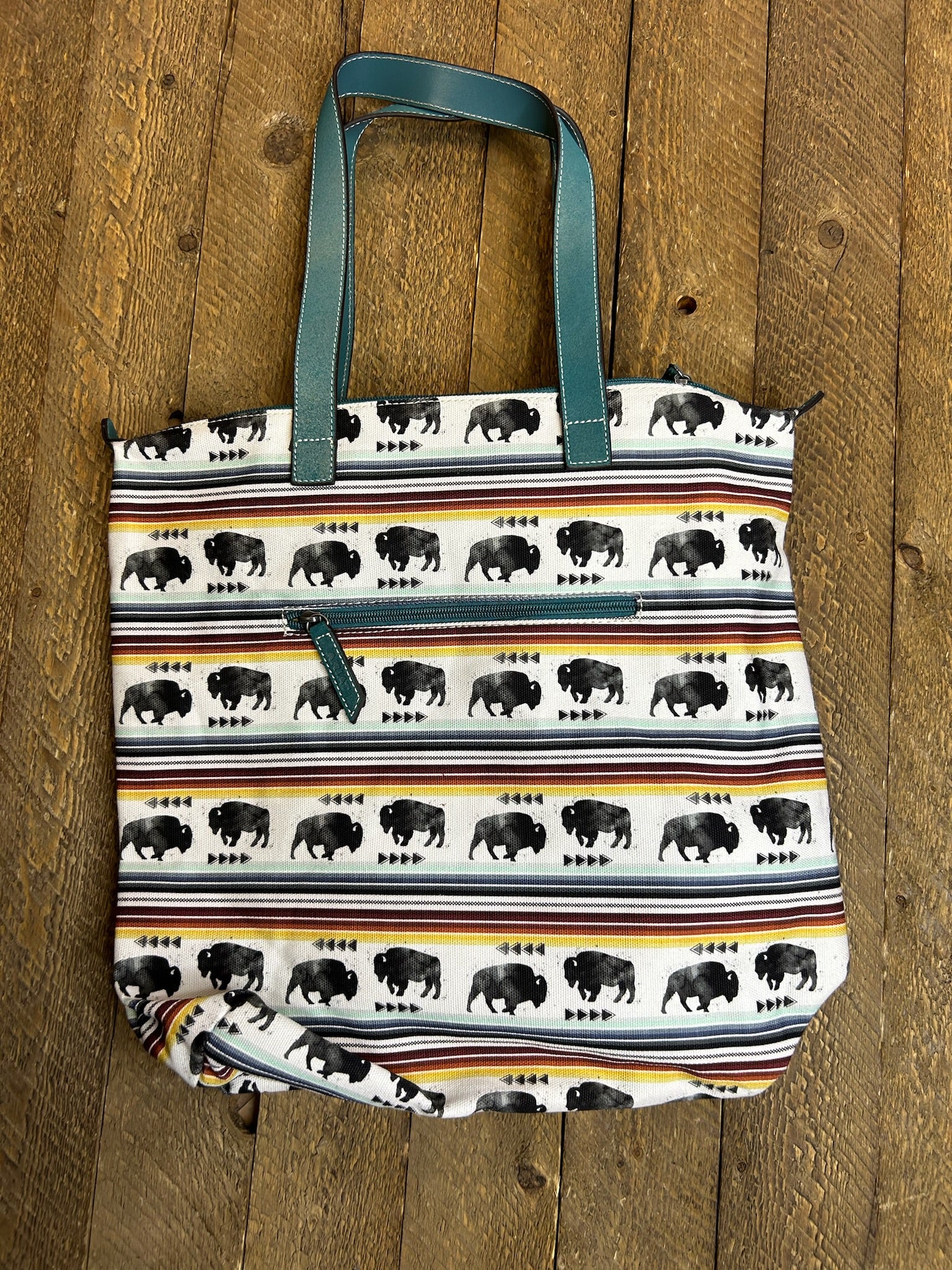 Ariat-Tall Tote-Buffalo Print