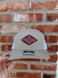 The Ariat Diamond Patch Tan Cap