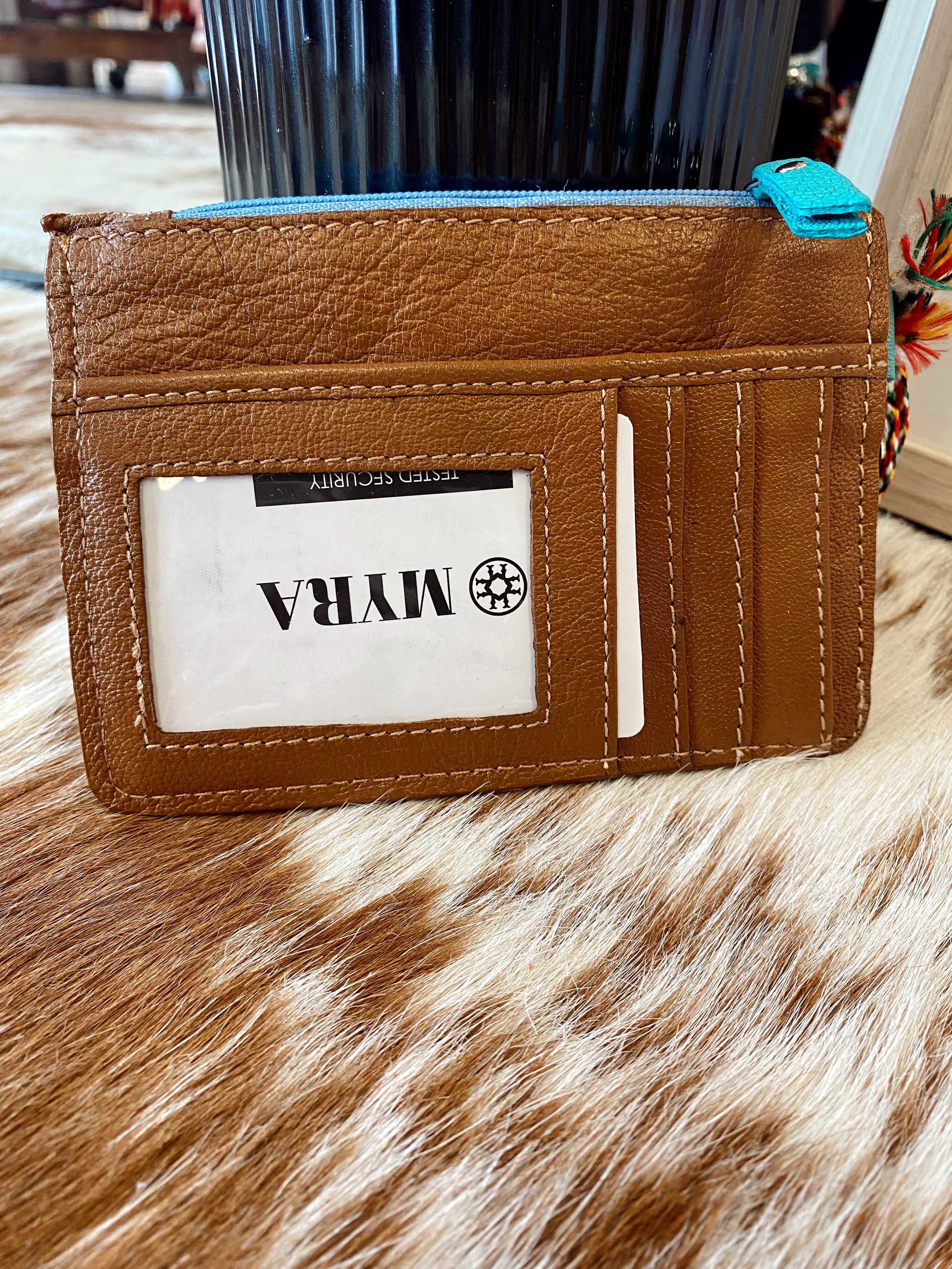 The Longhorn Tooled Card Holder