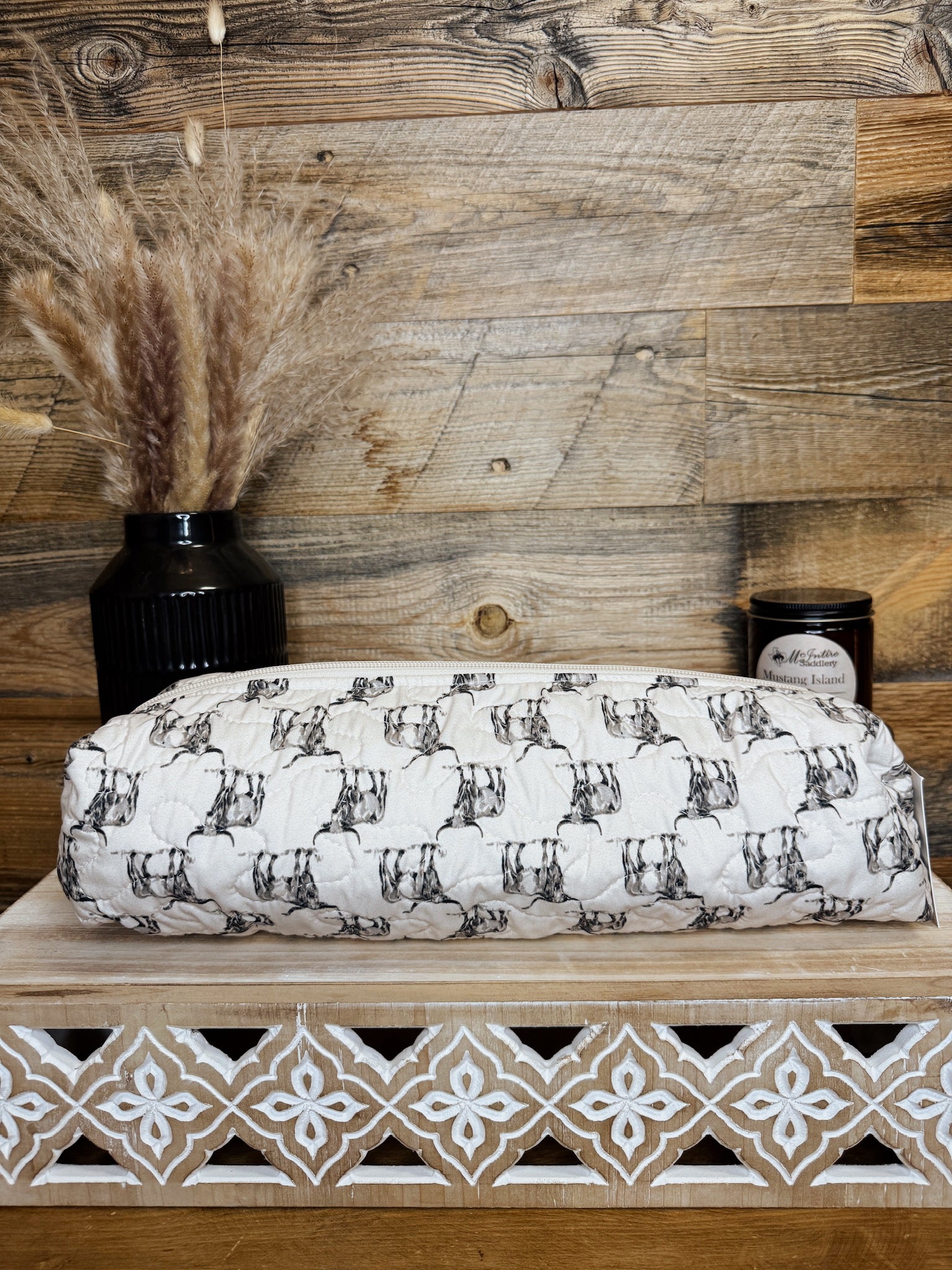 The Vintage Longhorn Hot Tools Bag- Ida Mae